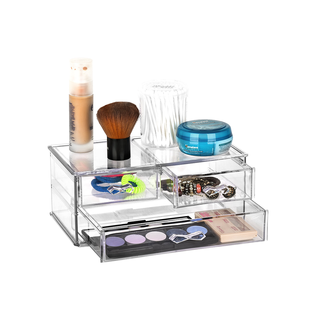 Makeup Organiser with Drawers. Acrylic Cosmetic Organiser. — All In One