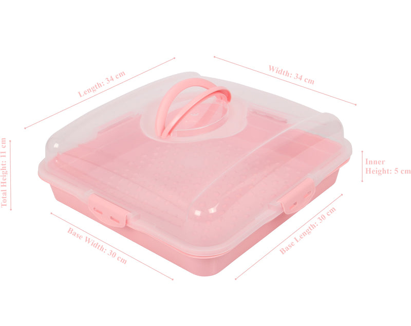 Square Cake Carrier. (34x34 cm)