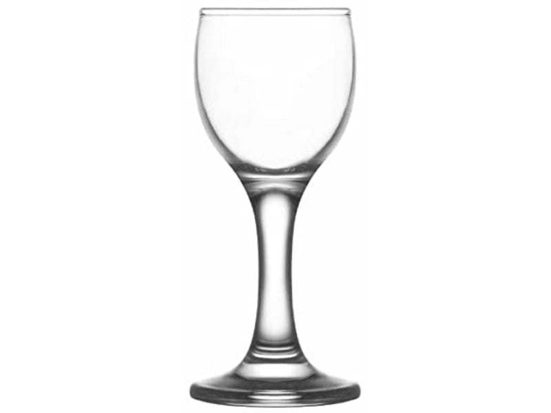Stemmed Liqueur / Schnapps Glasses. Stemmed Shot Glasses. (Pack of 6) (55 cc/ml)