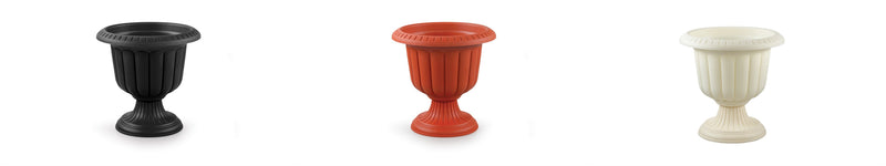 Plastic Flower Plant Pot Holder Stand. Decorative Garden URN Planter. (3 Sizes)