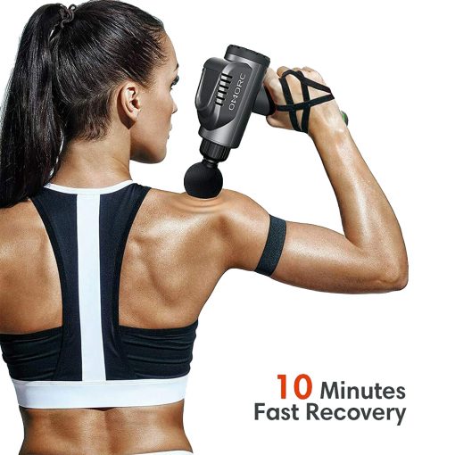 Muscle Massage Gun. Deep Tissue Massager. 6 Heads 30 Speeds. Cordless Portable.