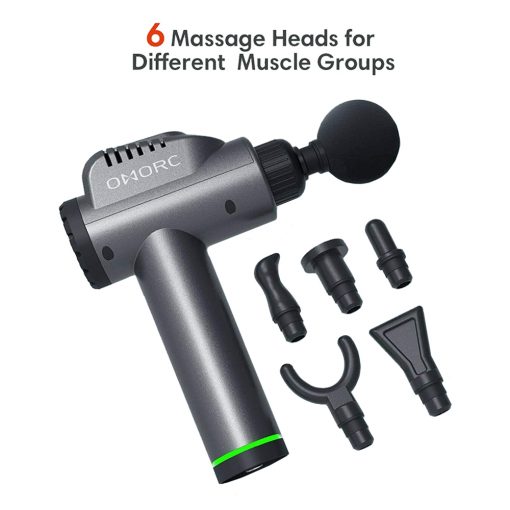 Muscle Massage Gun. Deep Tissue Massager. 6 Heads 30 Speeds. Cordless Portable.