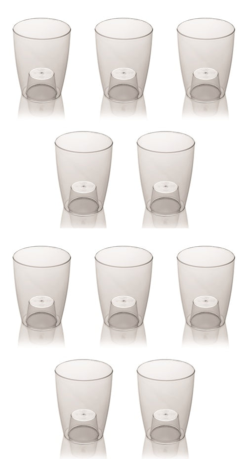 Strong Plastic Clear Orchid Pot. Transparent Flower Pot. (1.3 Lt)