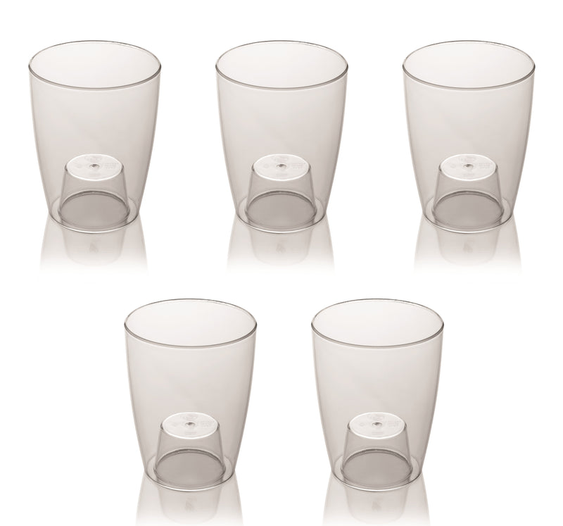 Strong Plastic Clear Orchid Pot. Transparent Flower Pot. (1.3 Lt)