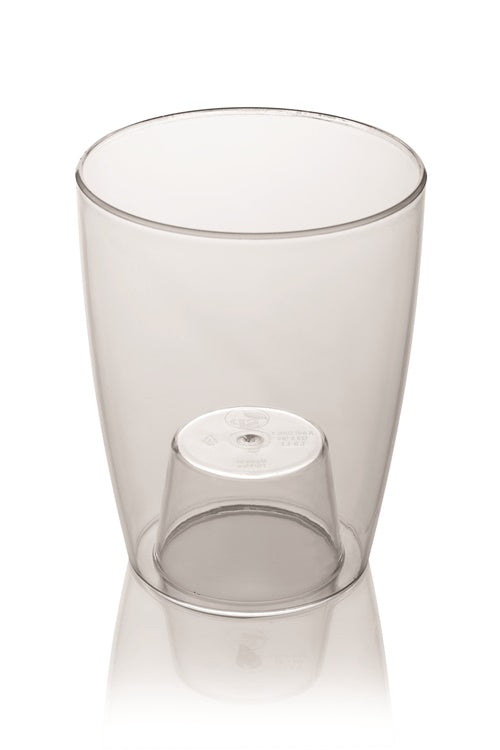 Strong Plastic Clear Orchid Pot. Transparent Flower Pot. (1.3 Lt)