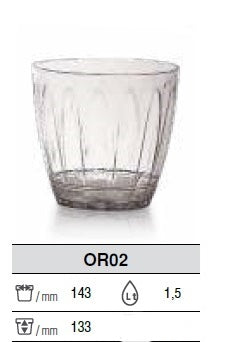 Transparent Orchid Pot. Strong Plastic Flower Pot. (0.7 Lt / 1.5 Lt / 3 Lt).