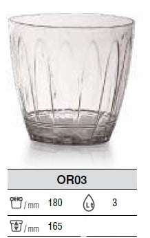 Transparent Orchid Pot. Strong Plastic Flower Pot. (0.7 Lt / 1.5 Lt / 3 Lt).