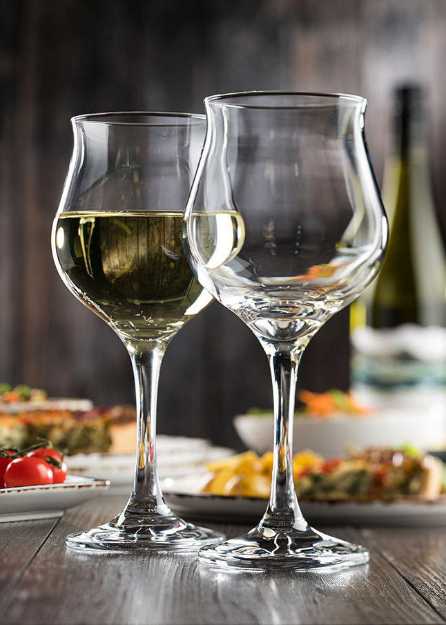 Wine Glasses Set. Stemware Red / White Wine Goblets. (Pack of 6) (305 cc/ml).