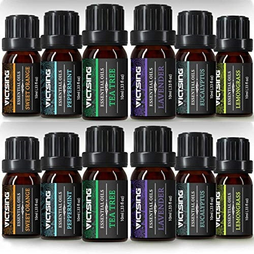 Essential Oils Set. Aromatherapy Essential Oil For Diffuser. Gift Set. (12x10ml)