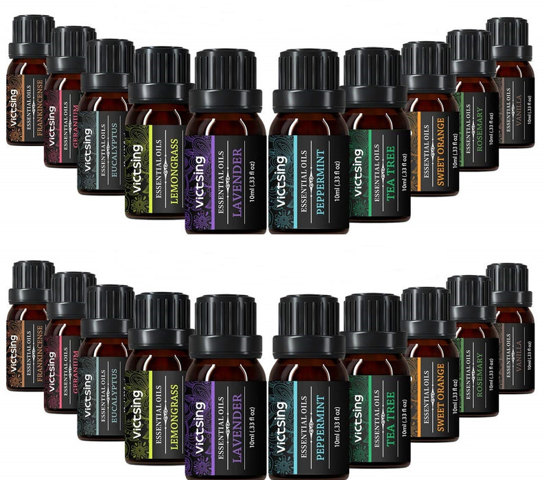 Essential Oils Set. Aromatherapy Essential Oil For Diffuser. Gift Set. (20x10ml)