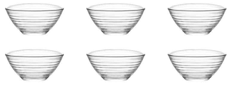 Snack Dip Serving Bowl Set. Dessert Sundae Fruit Trifle Dishes. (6 pcs) (200 cc)