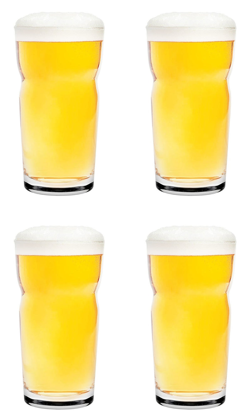 Craft Beer Glasses. Lager / IPA Beer Glass. Ale Craft Glass. (Pack of 4)(410 ml)