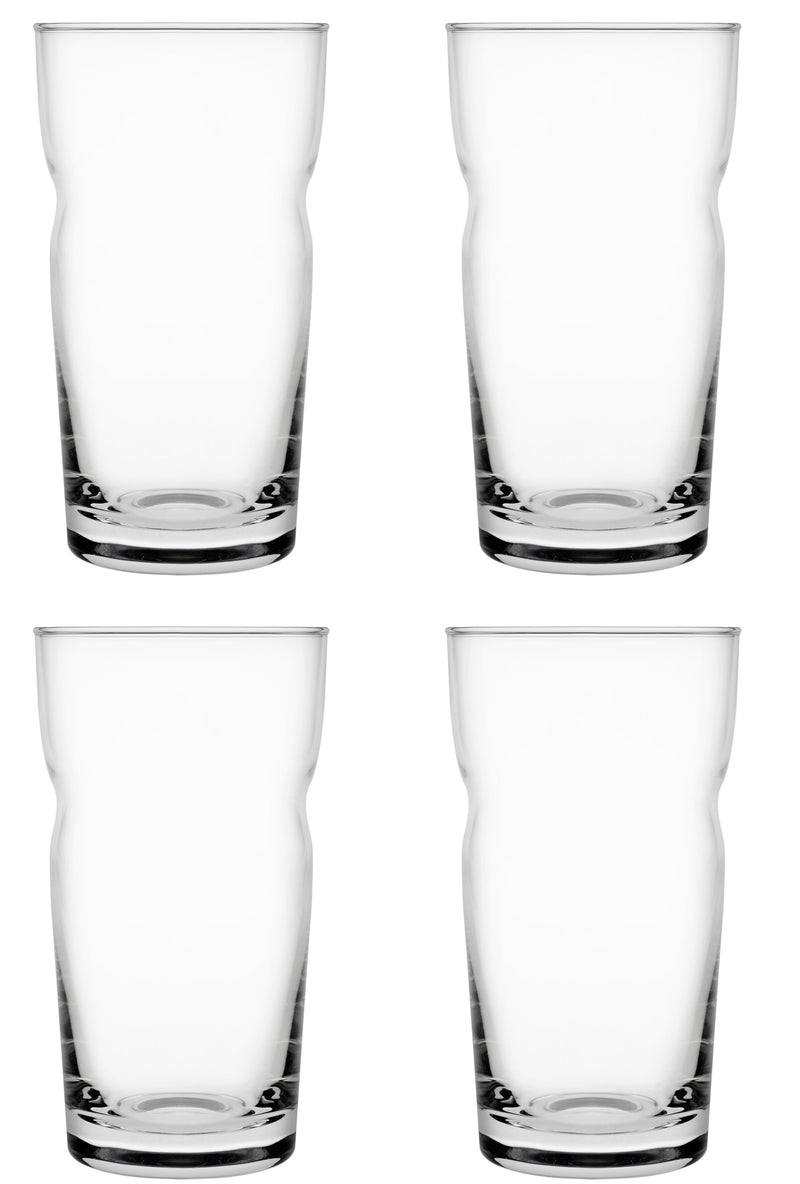 Craft Beer Glasses. Lager / IPA Beer Glass. Ale Craft Glass. (Pack of 4)(410 ml)