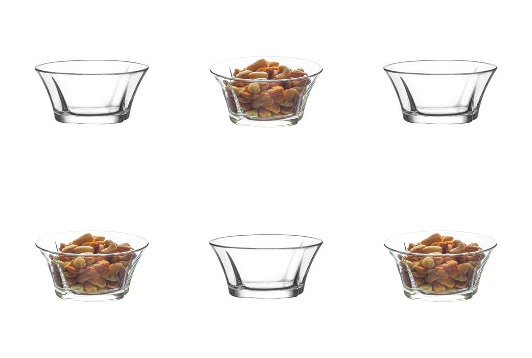 Elevate Your Dessert Presentation with Glass Dessert Bowl Set - Pack of 6!