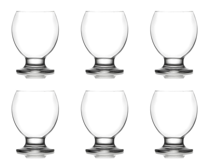 Brandy Cognac Snifter Glasses. Tumbler Cocktail Glass Set. (Set of 6) (280ml)