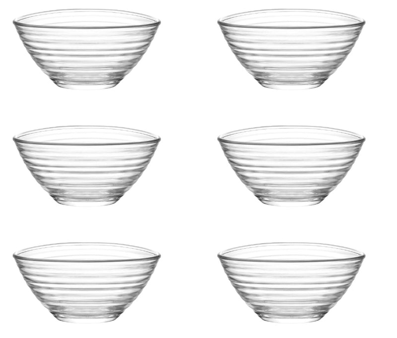 Snack Dip Serving Bowl Set. Dessert Sundae Fruit Trifle Dishes. (6 pcs) (200 cc)