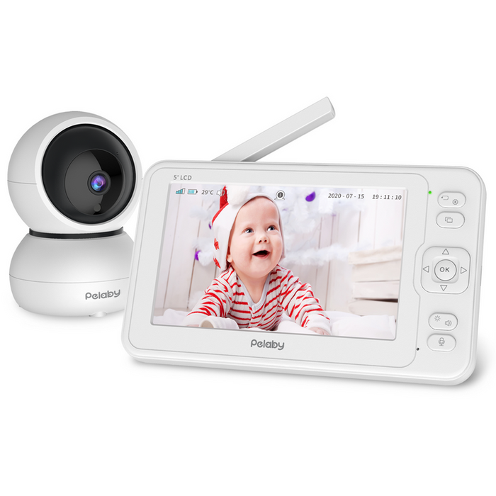 Baby Monitor. 1080P Video Baby Monitor with 5” HD Display.