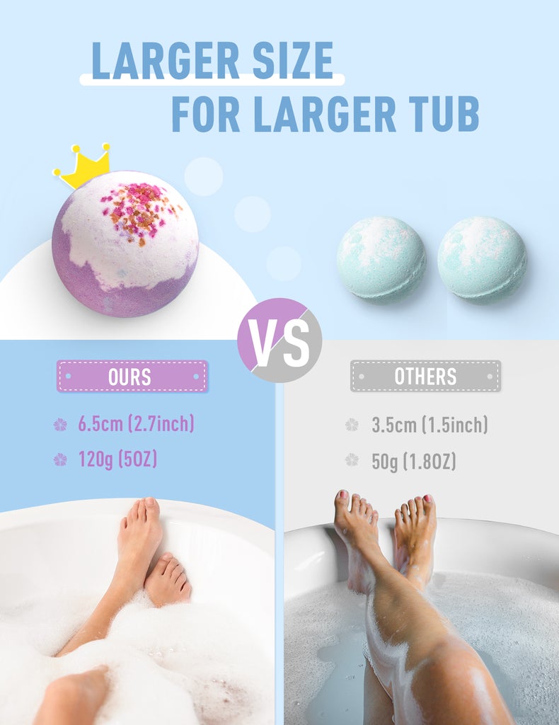 Bath Bombs. Assorted Fragrances Pack of 12 Bath Salt. Organic&Handmade. Gift Set