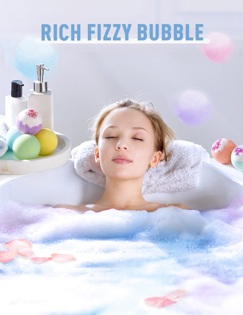 Bath Bombs. Assorted Fragrances Pack of 12 Bath Salt. Organic&Handmade. Gift Set