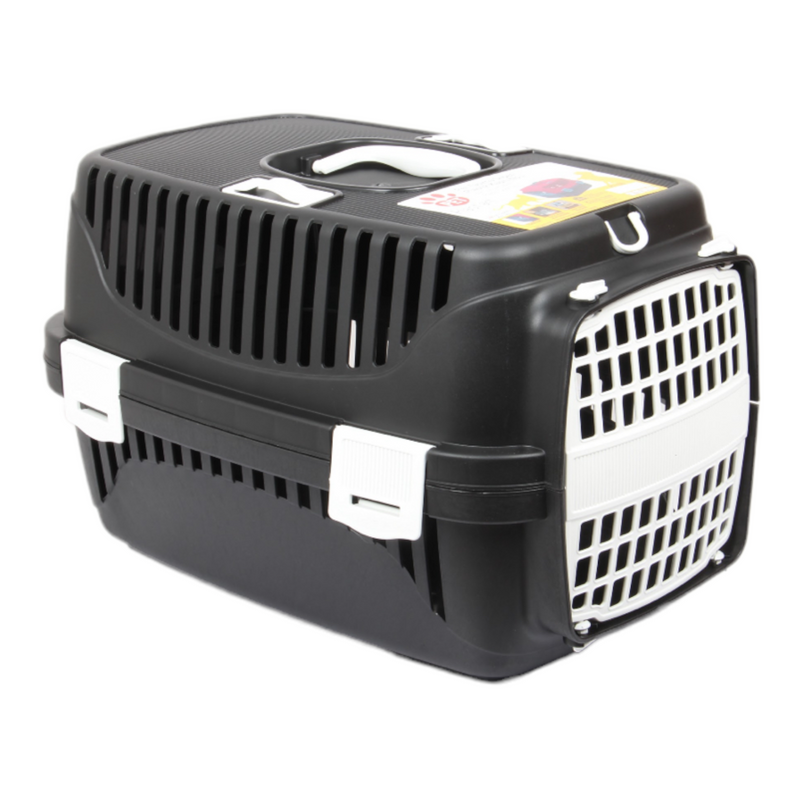 Small Pet Carrier. (Black & White)