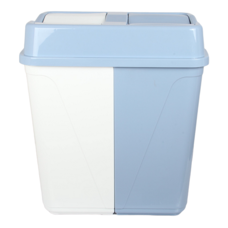 Dual Compartment Rubbish Waste Bin - 100L