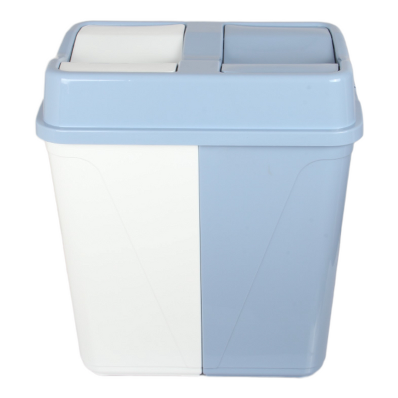 Dual Compartment Rubbish Waste Bin - 100L