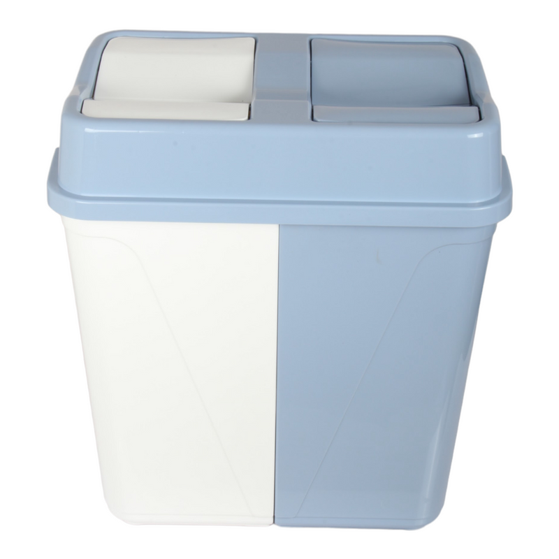 Dual Compartment Rubbish Waste Bin - 100L