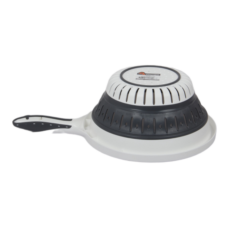 Collapsible Strainer. Silicone Folding Colander with Handle.