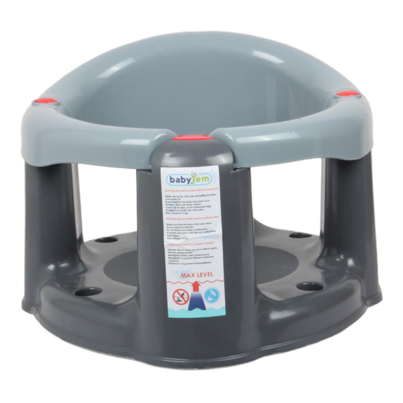 Baby Bath Seat. Baby Seat Support. (Grey)