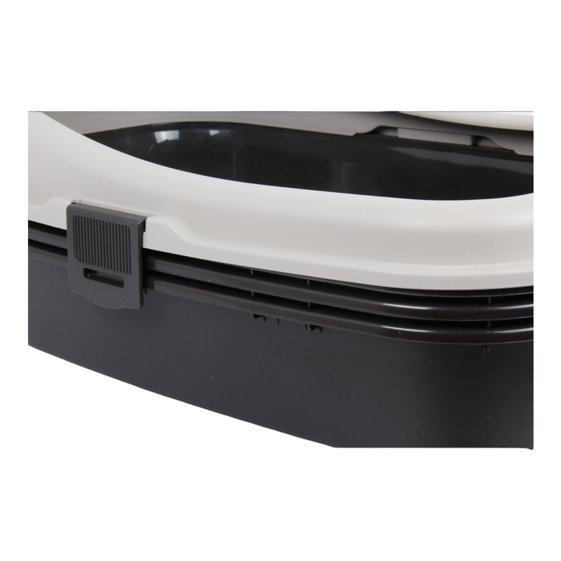 Cat Litter Tray with Sieve. Sifting Litter Box. (Beige & Brown)