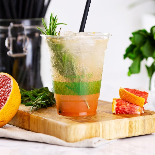 Vegware PLA Clear Cold Beverage Drink Cups. (12oz) (Box of 1000)