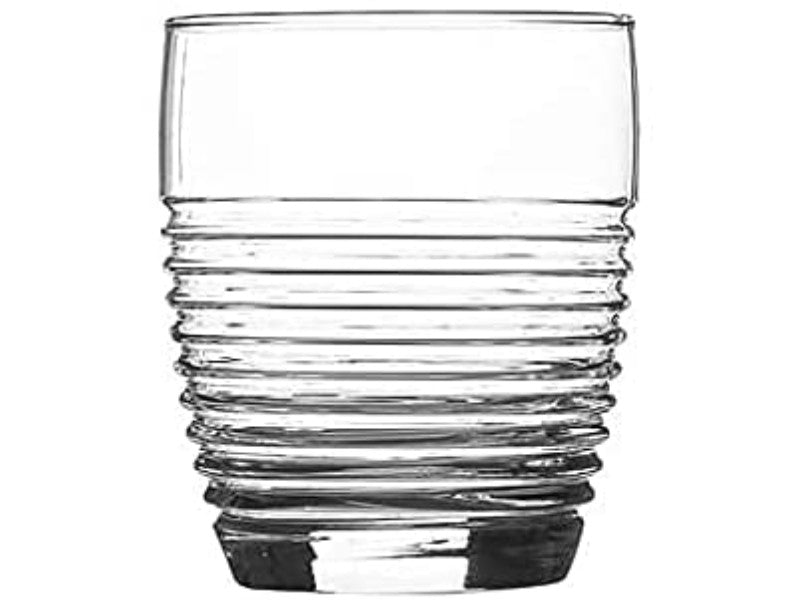 Tumbler Drinking Glasses. Juice Whiskey Cocktail Glass Set. (345 ml) (Pack of 6)
