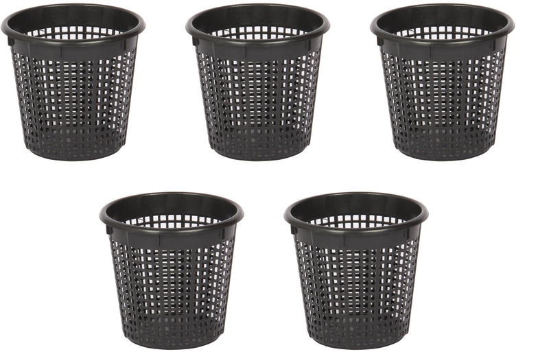 Round Black Pond Planting Garden Basket. Aquatic Pots. (2 Litre & 15 Litre).