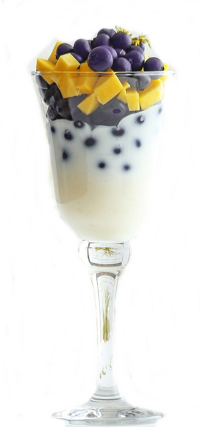 Retro Style Wine Glasses Set. Stemmed Cocktail Goblets. (Pack of 6) (315 cc/ml).