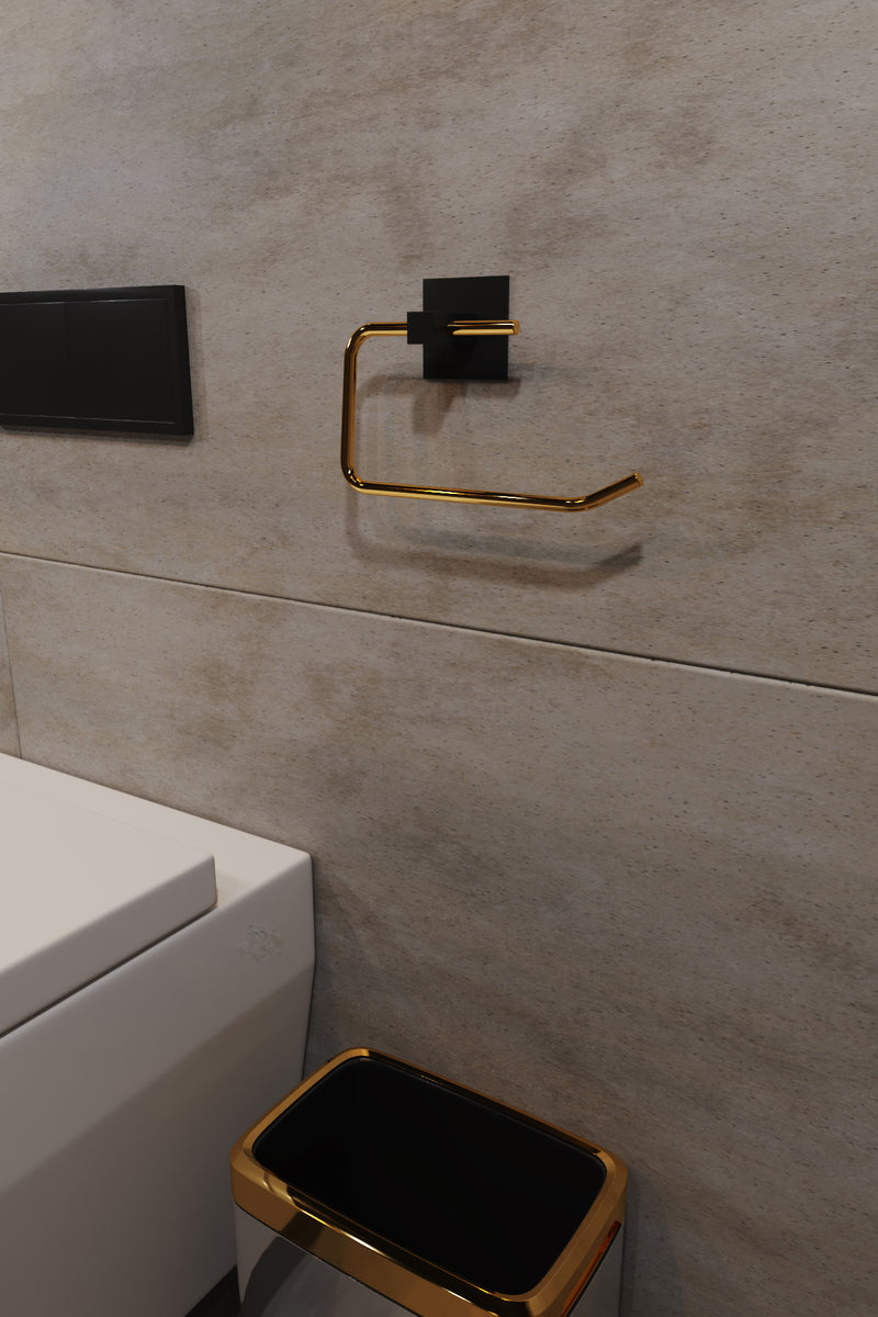 Toilet Roll Holder. Self Adhesive Stainless Steel Wall Mounted Toilet Paper Holder.