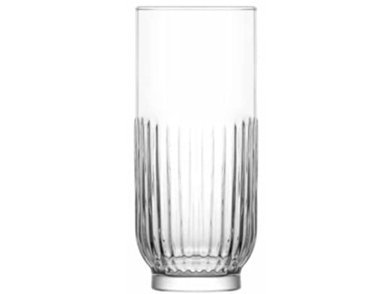 Elevate Your Drink Presentation with Hi Ball Patterned Cocktail Glasses - Set of 6!
