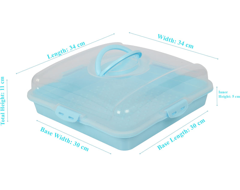 Square Cake Carrier. (34 x 34 cm)