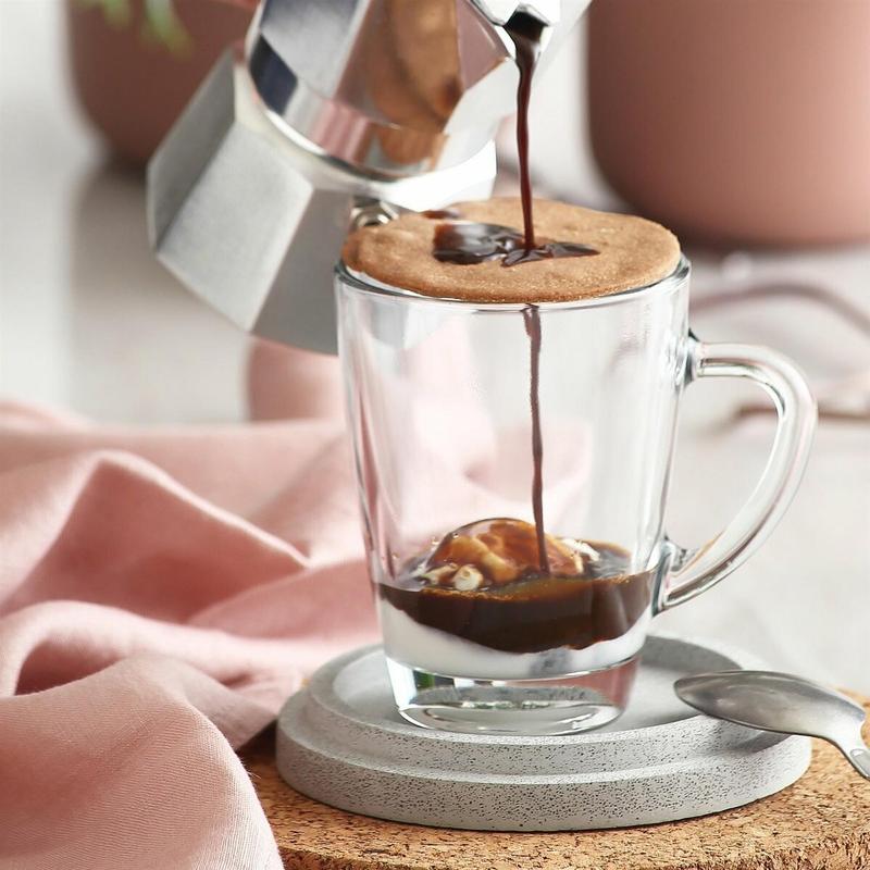 Elevate Your Tea and Coffee Experience with Our Glass Mugs - Pack of 6!