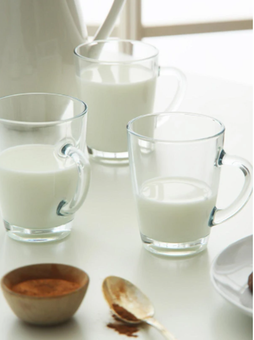 Elevate Your Tea and Coffee Experience with Our Glass Mugs - Pack of 6!