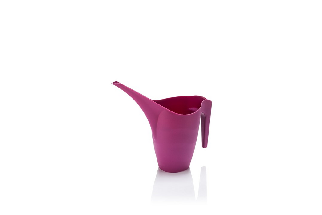 Plastic Watering Can. Ergonomic In / Outdoor Flower Watering Pot. (Pack of 2) (1L / 2L).