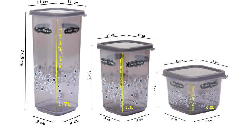 Food Storage Container Set. (Set of 12)