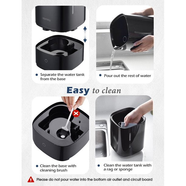 Ultrasonic Cool Mist Humidifier 4.5 L. Fresh Air Humidifiers. 28dB Quiet.