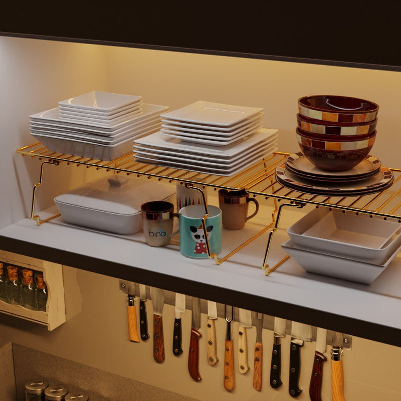 Cupboard Organiser. (Single) Kitchen Bathroom Wardrobe Organiser.