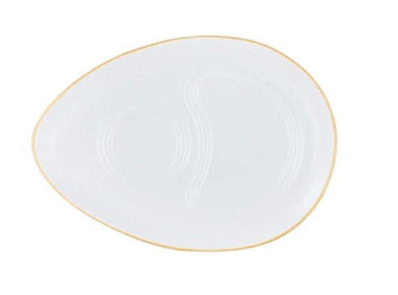 Coffee Cup & Snack Plate Set. Stoneware Matte Cups & Saucer. (White) (Set of 2)