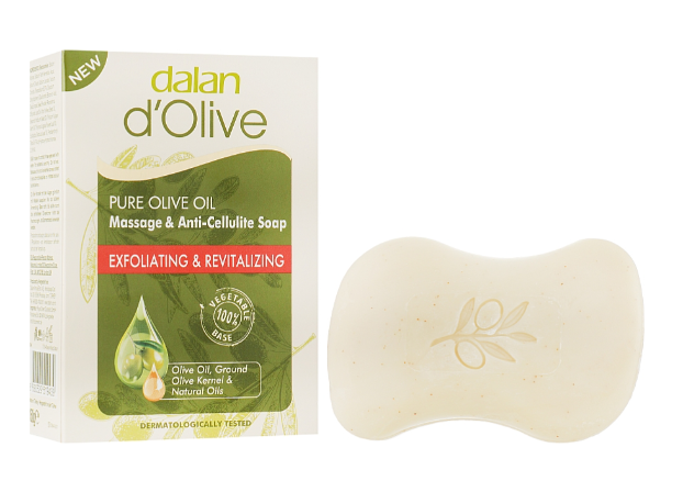 Massage Body Soap. Anti Cellulite Olive Oil Soap. (1x150 g)