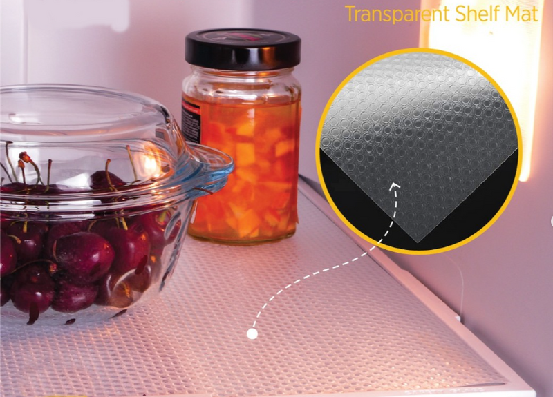 Drawer Liner. Transparent (50x125 cm) Drawer Cupboard Mat. Non-Slip Mat.