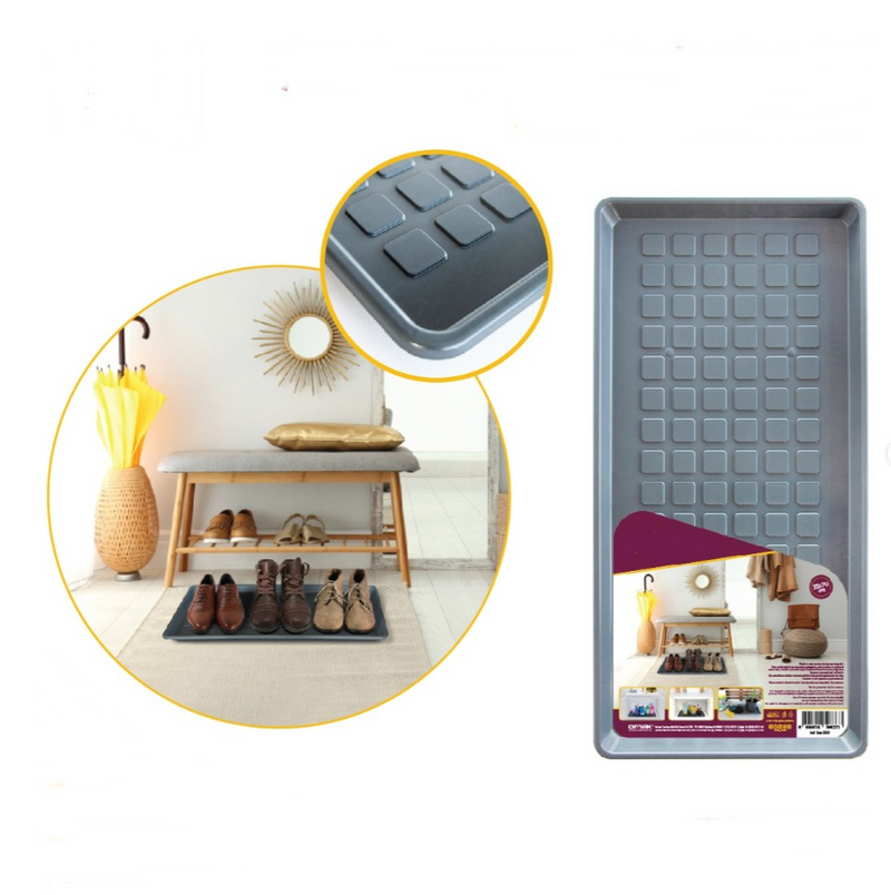 Shoe Tray. Shoe Drip Mat Tray. (35x71 cm) Plastic Multipurpose Tray.