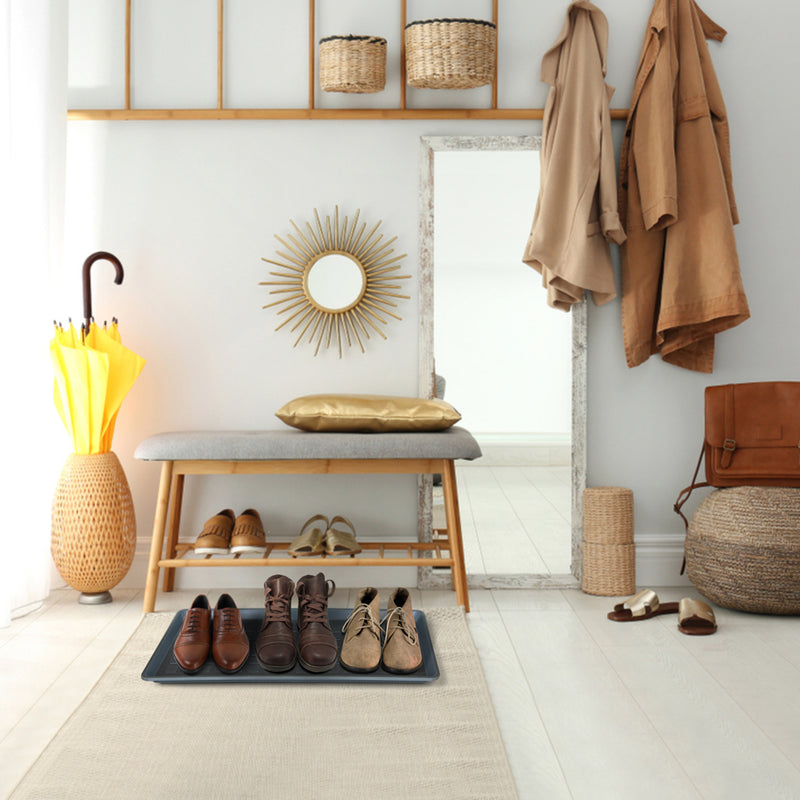 Shoe Tray. Shoe Drip Mat Tray. (35x71 cm) Plastic Multipurpose Tray.