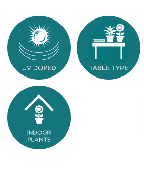 Black Plastic Plant Pots. Indoor / Outdoor Flower Pots with Drainage.