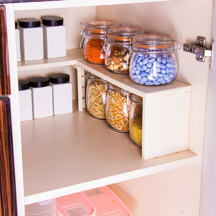 Organiser Shelf. Cupboard/Countertop Corner Shelf Organiser.